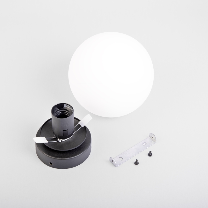 Ceiling lamp MOONLIGHT 1xE27/15W/230V Ø 16 cm black