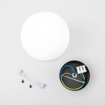 Ceiling lamp MOONLIGHT 1xE27/15W/230V Ø 16 cm black