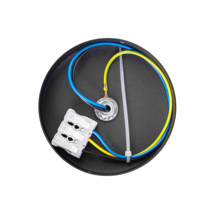 Ceiling lamp MOONLIGHT 1xE27/15W/230V Ø 16 cm black