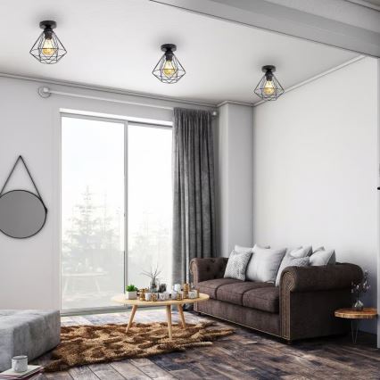 Ceiling light 1xE27/40W/230V black