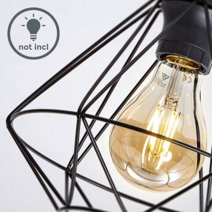 Ceiling light 1xE27/40W/230V black