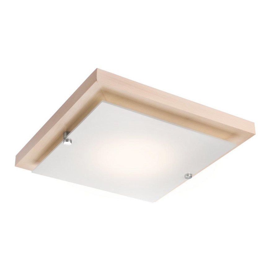 Ceiling light 1xE27/60W/230V beech