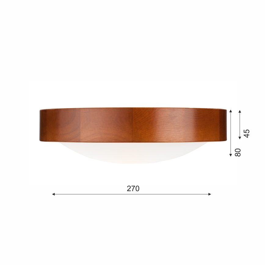 Ceiling light 1xE27/60W/230V pine - FSC certified