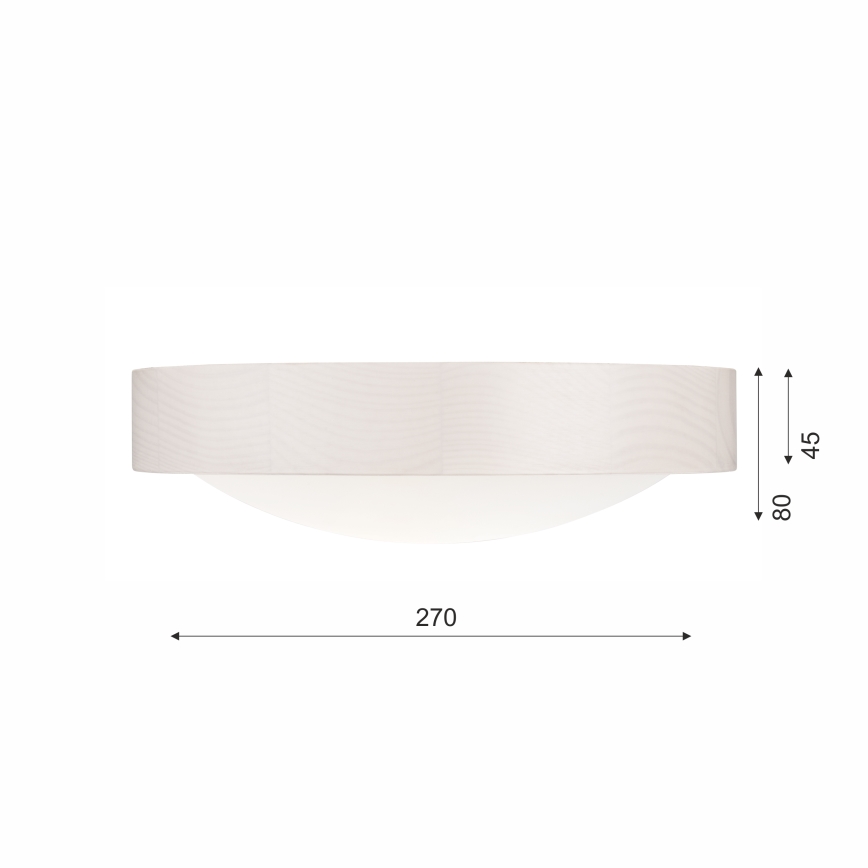 Ceiling light 1xE27/60W/230V pine - FSC certified