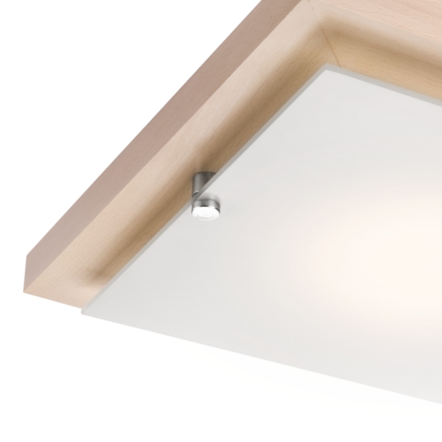 Ceiling light 1xE27/60W/230V beech