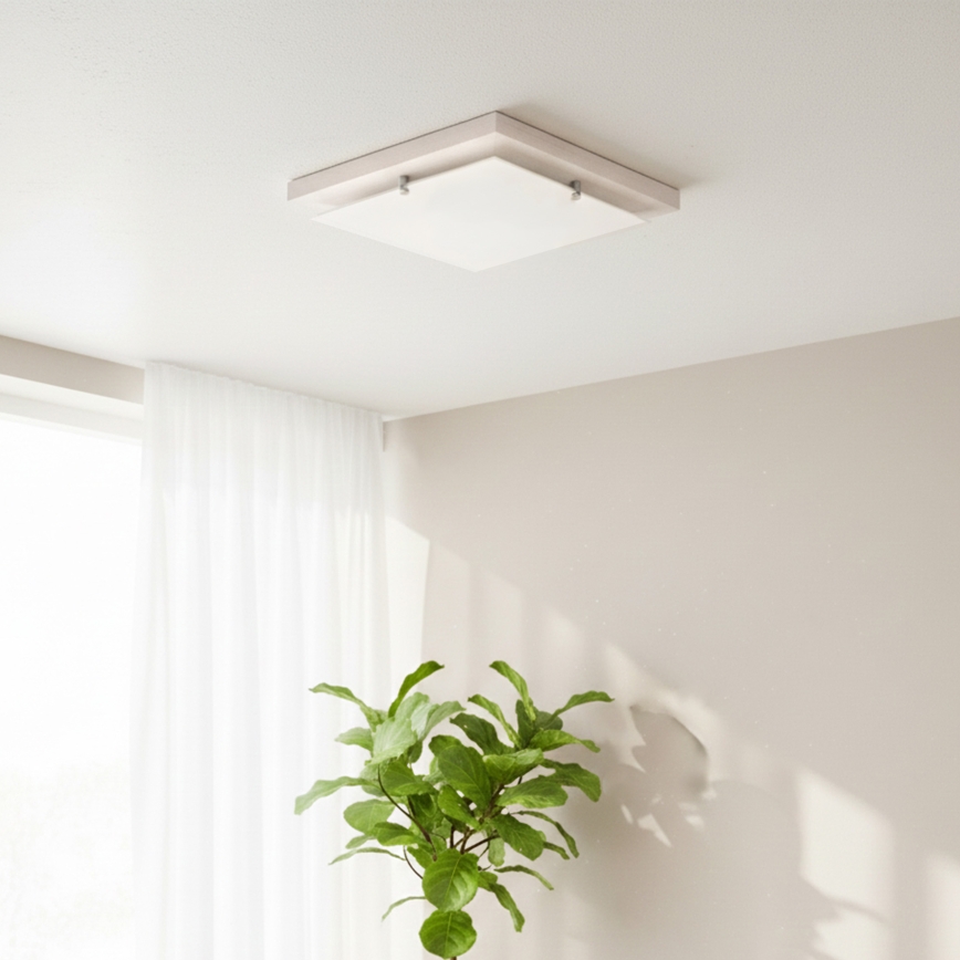 Ceiling light 1xE27/60W/230V beech