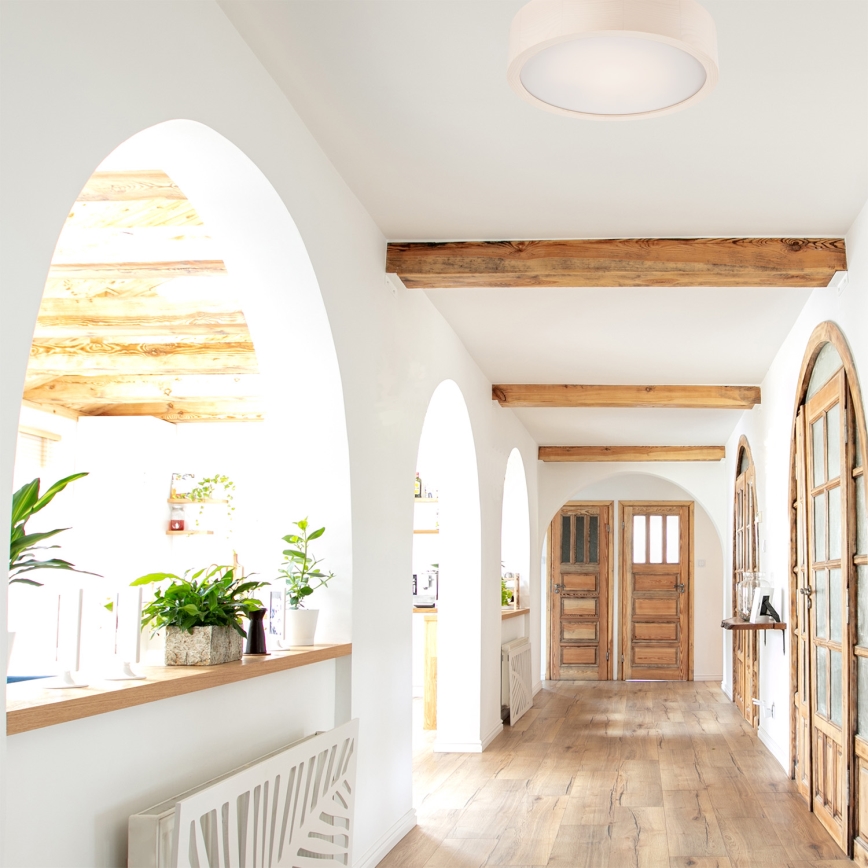 Ceiling light 1xE27/60W/230V pine  - FSC certified