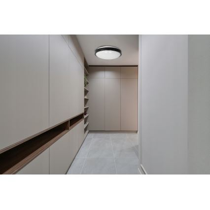 Ceiling light 2xE27/40W/230V Ø 29.5 cm black