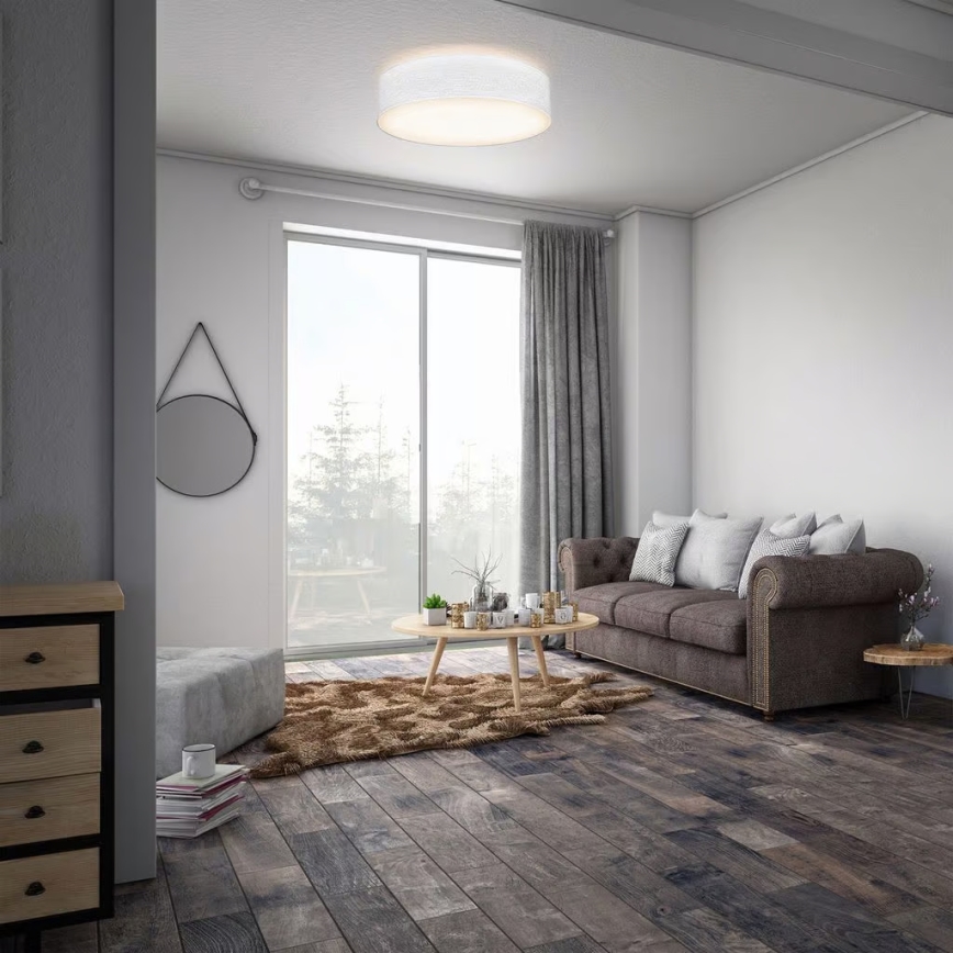 Ceiling light 2xE27/40W/230V Ø 38 cm white