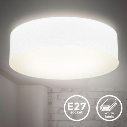 Ceiling light 2xE27/40W/230V Ø 38 cm white