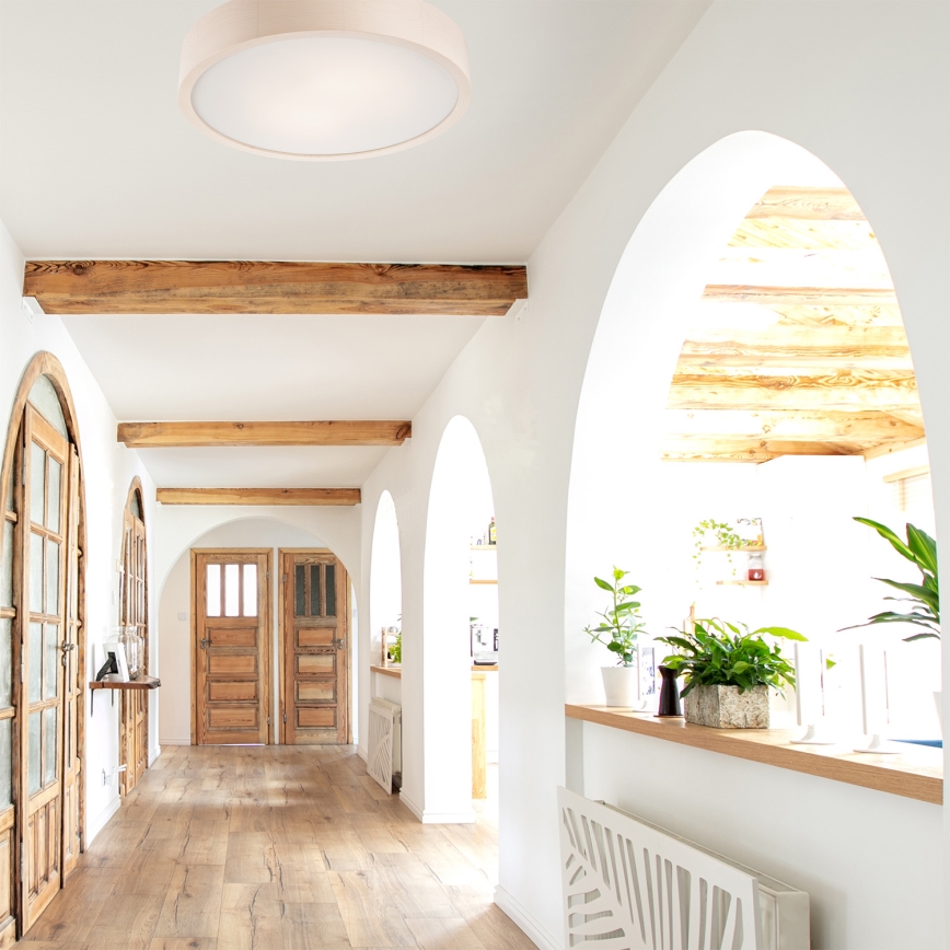Ceiling light 2xE27/60W/230V pine - FSC certified