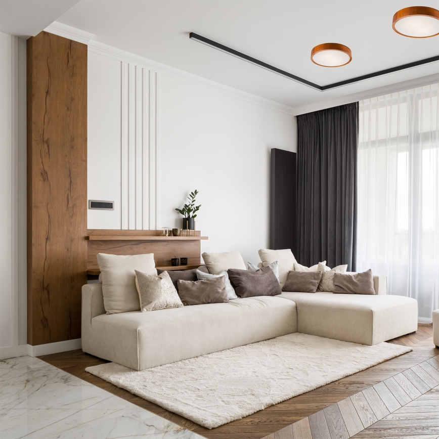 Ceiling light 2xE27/60W/230V pine - FSC certified