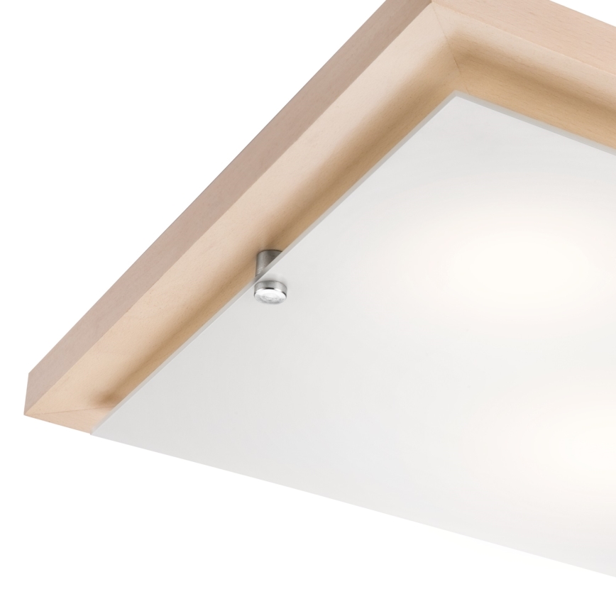 Ceiling light 2xE27/60W/230V beech - FSC certified