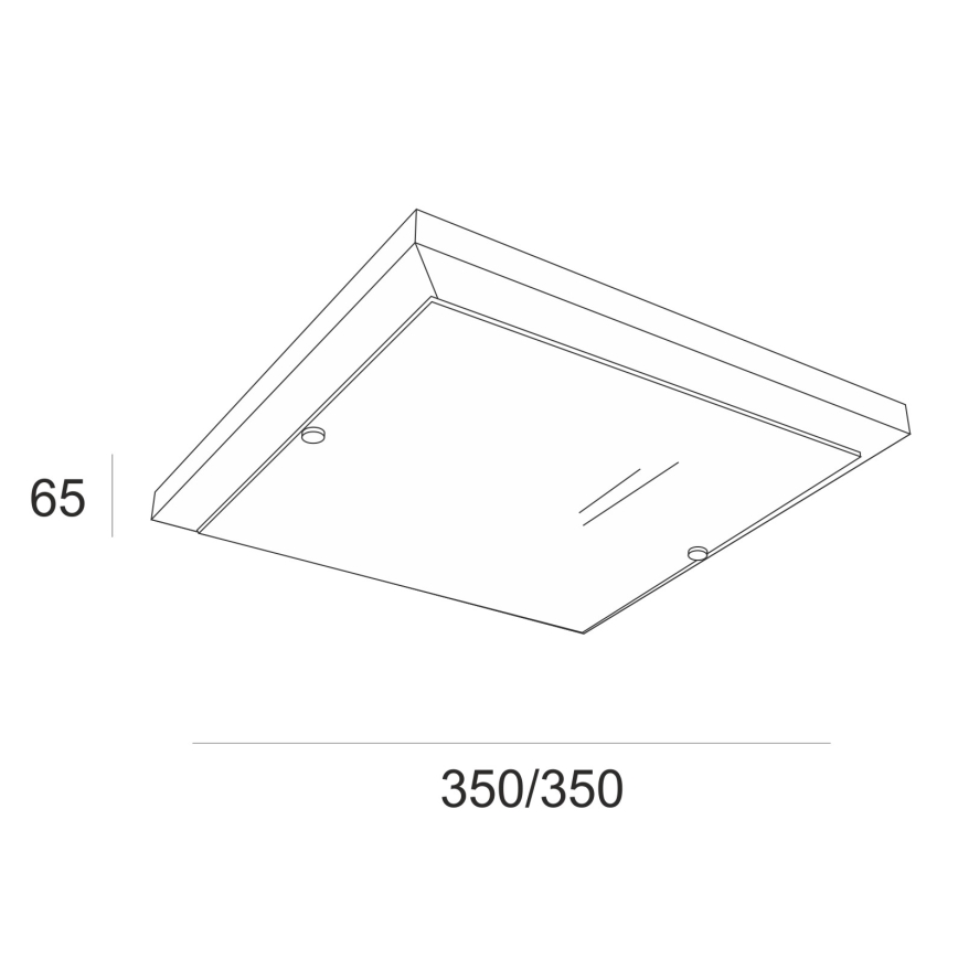 Ceiling light 2xE27/60W/230V beech - FSC certified