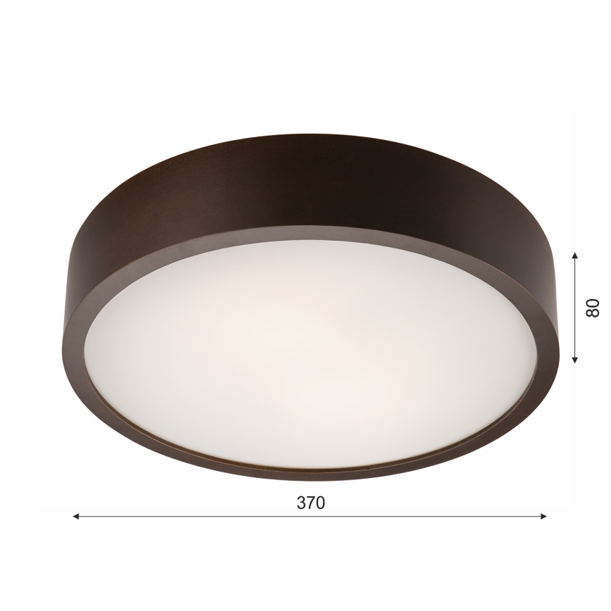Ceiling light 2xE27/60W/230V pine
