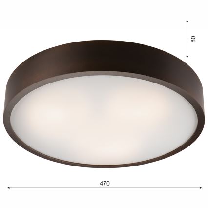 Ceiling light 3xE27/60W/230V pine - FSC certified