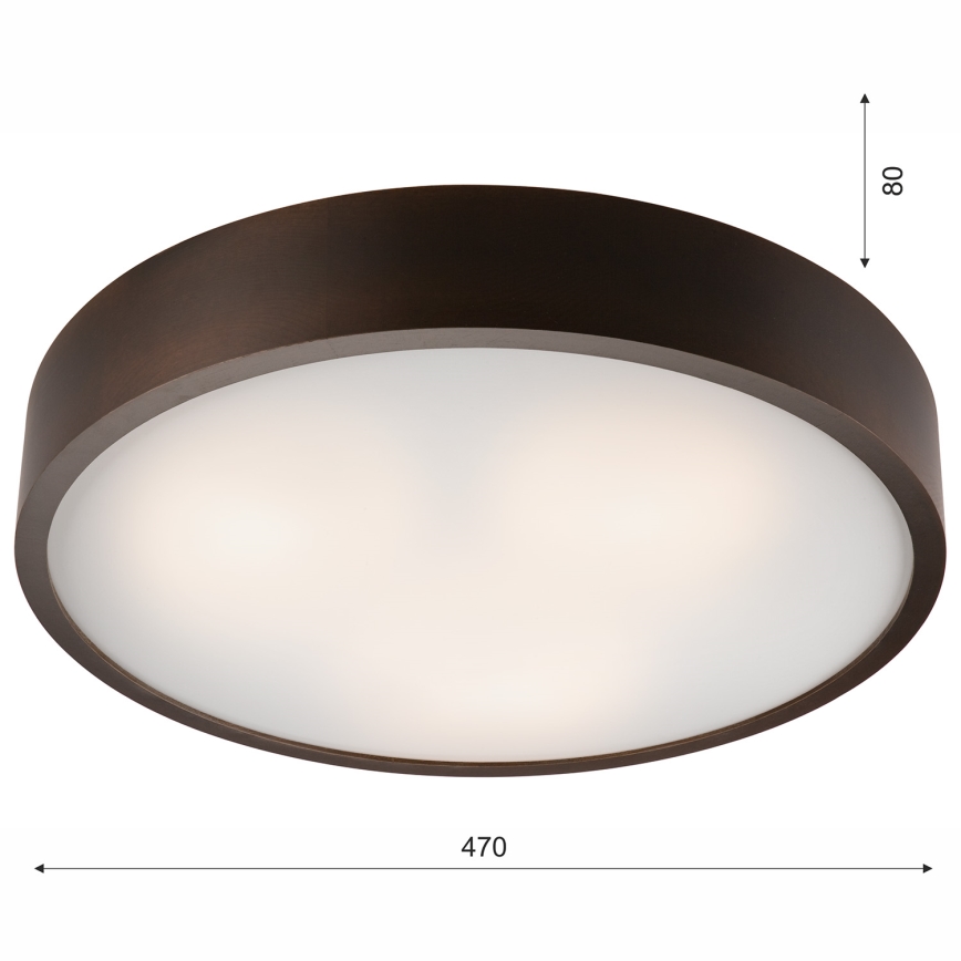 Ceiling light 3xE27/60W/230V pine - FSC certified