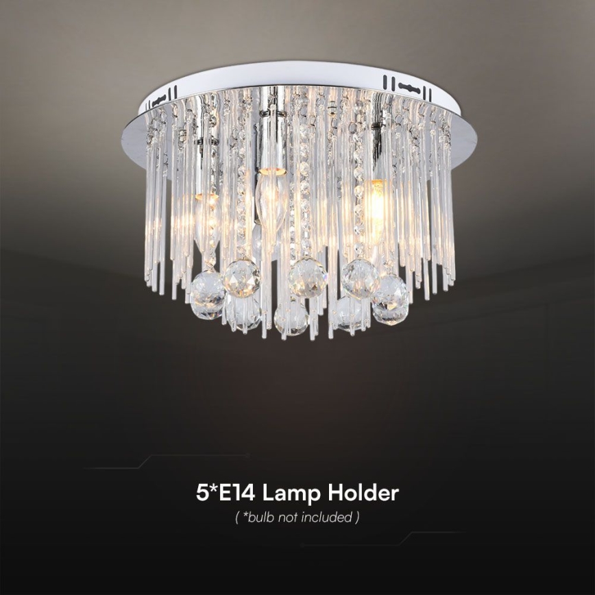 Ceiling light 5xE14/40W/230V d. 40 cm