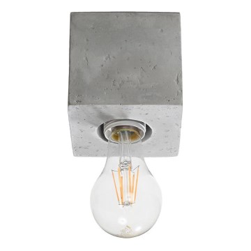 Ceiling light ABEL 1xE27/60W/230V concrete
