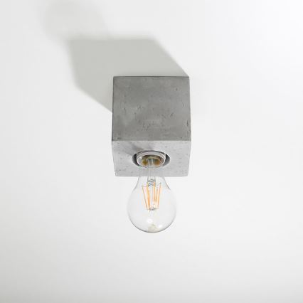 Ceiling light ABEL 1xE27/60W/230V concrete