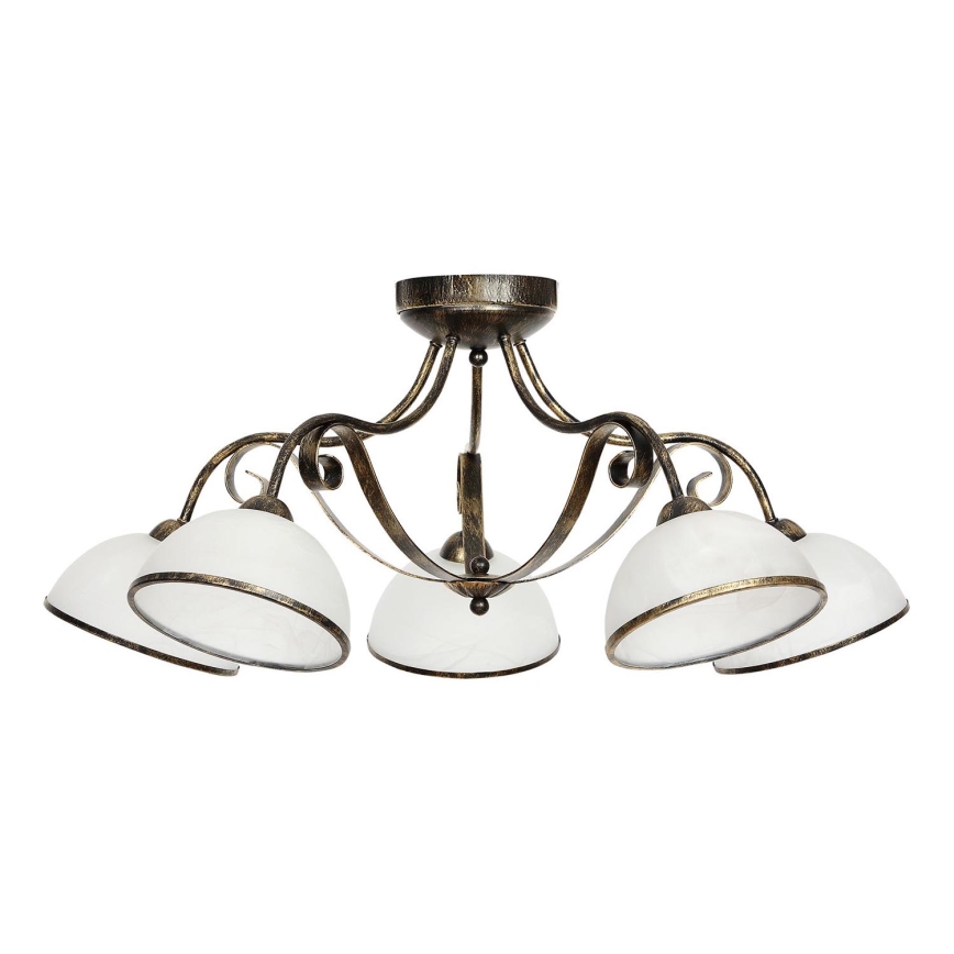 Ceiling light ANTICA 5xE27/60W/230V