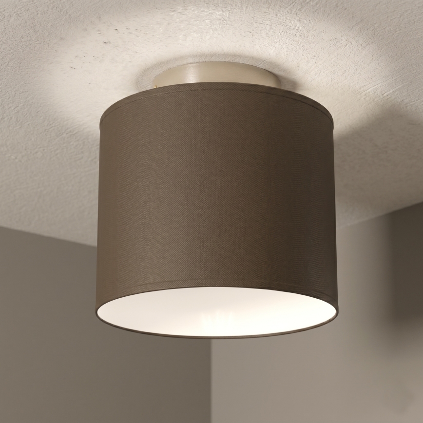 Ceiling light ARDEN 1xE27/15W/230V Ø 18 cm brown
