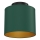 Ceiling light ARDEN 1xE27/15W/230V Ø 18 cm green