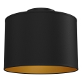 Ceiling light ARDEN 1xE27/15W/230V Ø 25 cm black