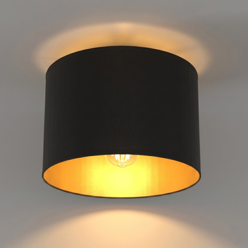 Ceiling light ARDEN 1xE27/15W/230V Ø 25 cm black