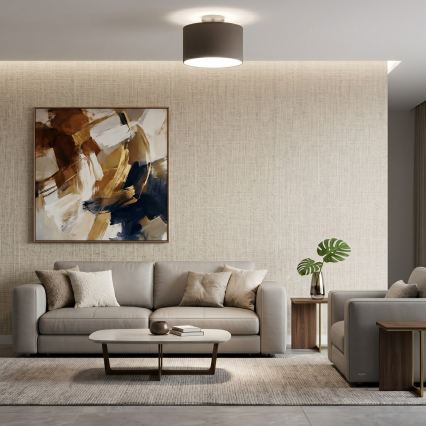 Ceiling light ARDEN 1xE27/15W/230V Ø 25 cm brown
