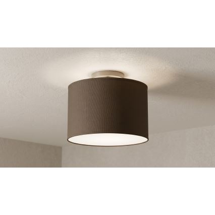 Ceiling light ARDEN 1xE27/15W/230V Ø 25 cm brown