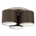 Ceiling light ARDEN 3xE27/15W/230V Ø 30 cm beige/brown