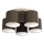 Ceiling light ARDEN 5xE27/15W/230V, Ø 44 cm, beige/brown
