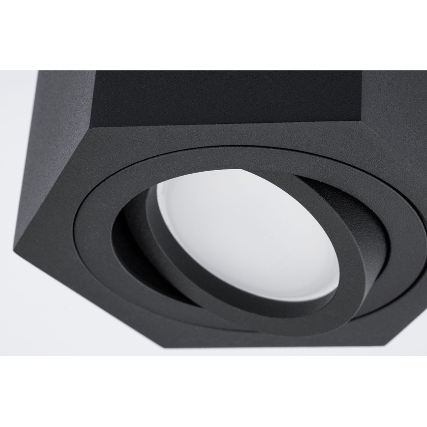 Ceiling light ARENO 1xGU10/30W/230V black