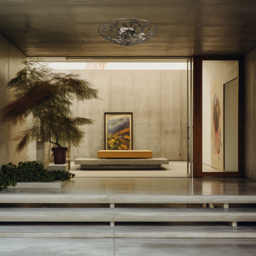 Ceiling light ARION 3xE27/15W/230V brass