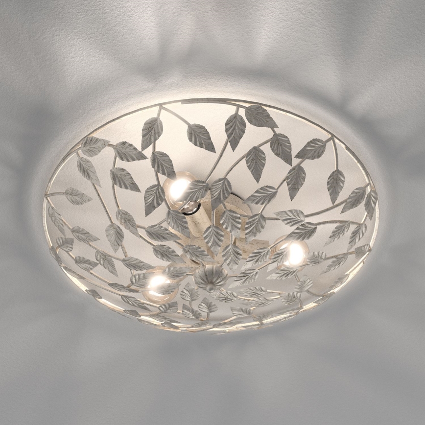 Ceiling light ARION 3xE27/15W/230V white/patina