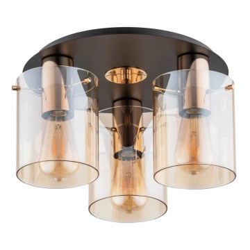 Ceiling light ATMAN 3xE27/60W/230V brass