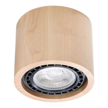 Ceiling light BASIC AR111 1xGU10/40W/230V beech