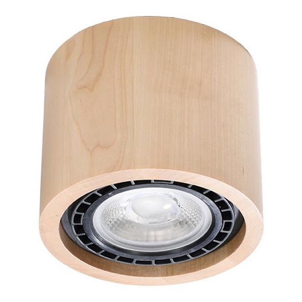 Ceiling light BASIC AR111 1xGU10/40W/230V beech