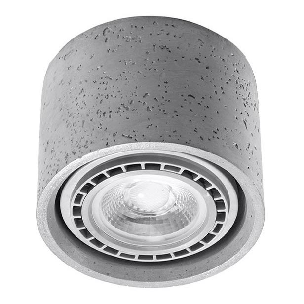 Ceiling light BASIC AR111 1xGU10/40W/230V concrete