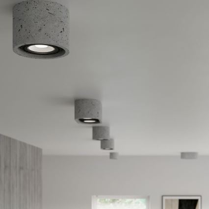 Ceiling light BASIC AR111 1xGU10/40W/230V concrete