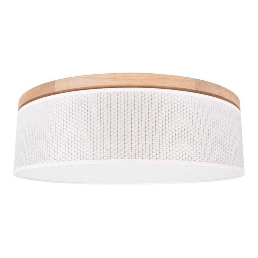 Ceiling light BENITA 2xE27/25W/230V d. 48 cm creamy/oak