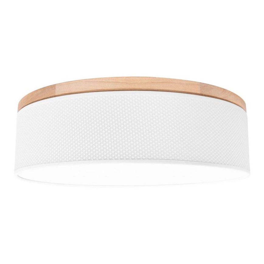Ceiling light BENITA 4xE27/25W/230V d. 58 cm white/oak
