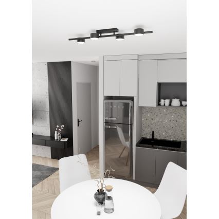 Ceiling light BET 4xGX53/12W/230V black