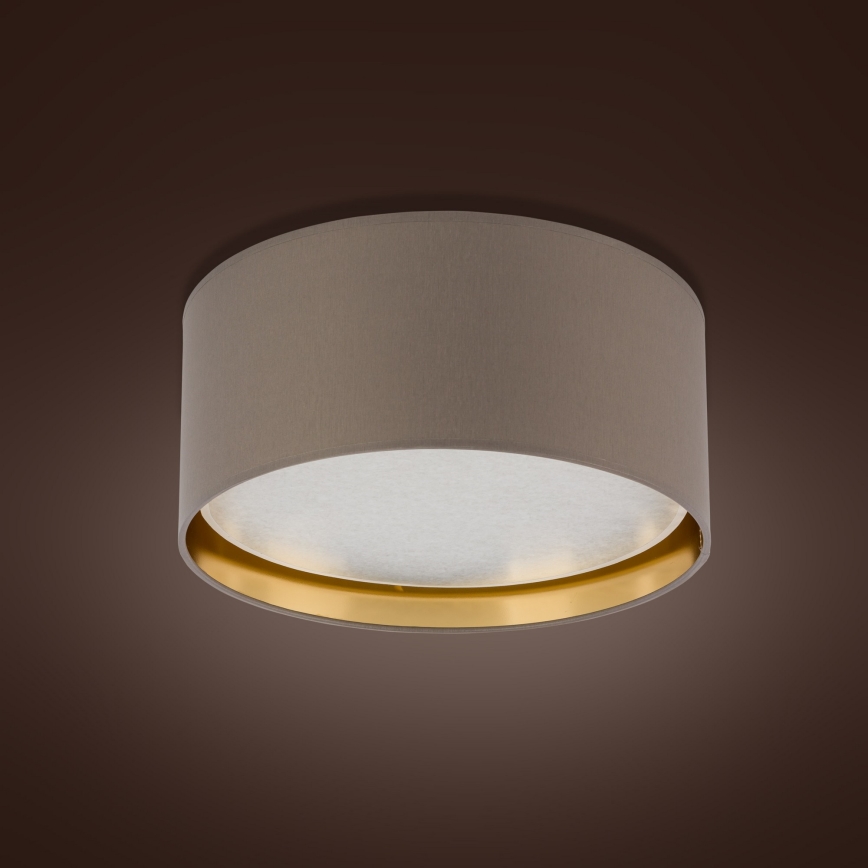 Ceiling light BILBAO 4xE27/15W/230V d. 45 cm brown/gold