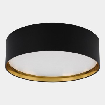 Ceiling light BILBAO 4xE27/15W/230V d. 60 cm black/gold
