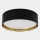 Ceiling light BILBAO 4xE27/15W/230V d. 60 cm black/gold