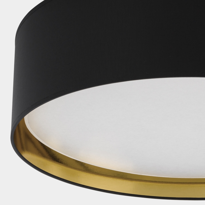 Ceiling light BILBAO 4xE27/15W/230V d. 60 cm black/gold