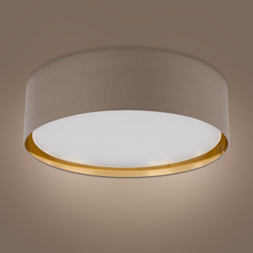 Ceiling light BILBAO 4xE27/15W/230V d. 60 cm brown/gold