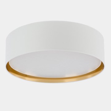 Ceiling light BILBAO 4xE27/15W/230V d. 60 cm white/gold